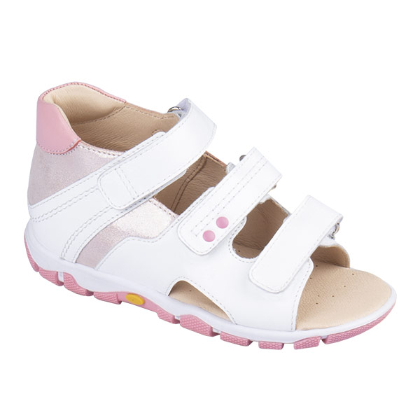 Сандали ортопедические Твики для девочек TW-132 белый/розовый