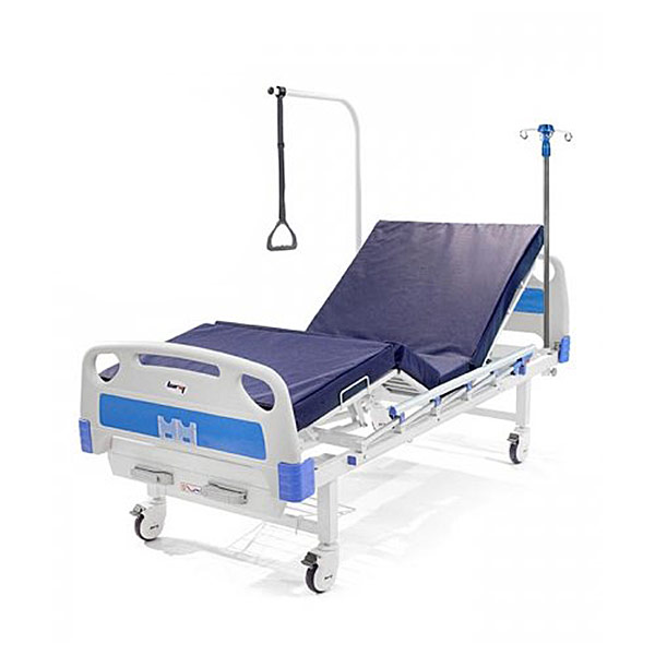 Кровать медицинская функциональная механическая Симс-2 Barry с принадлежностями MB2pp