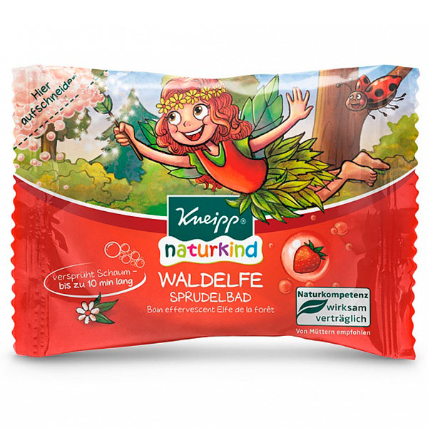 Kneipp Соль для ванн шипучая таблетка Лесная фея 80г.