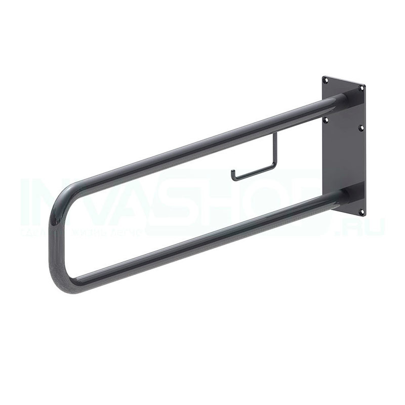 Поручень для инвалидов откидной с бумагодержателем ПО-06.02.840.100.250.Н