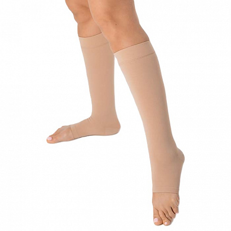 Гольфы компрессионные Evolution 2 класс компрессии ТК.910 с открытым носком стандартные. Изображение 2 из 2